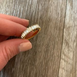 Bauble Bar MINI ALIDIA CUBIC ZIRCONIA RING